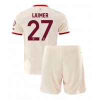 Camiseta Bayern Munich Konrad Laimer #27 Tercera Equipación Replica 2024-25 para niños mangas cortas (+ Pantalones cortos)